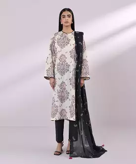 Printed Voile Dupatta