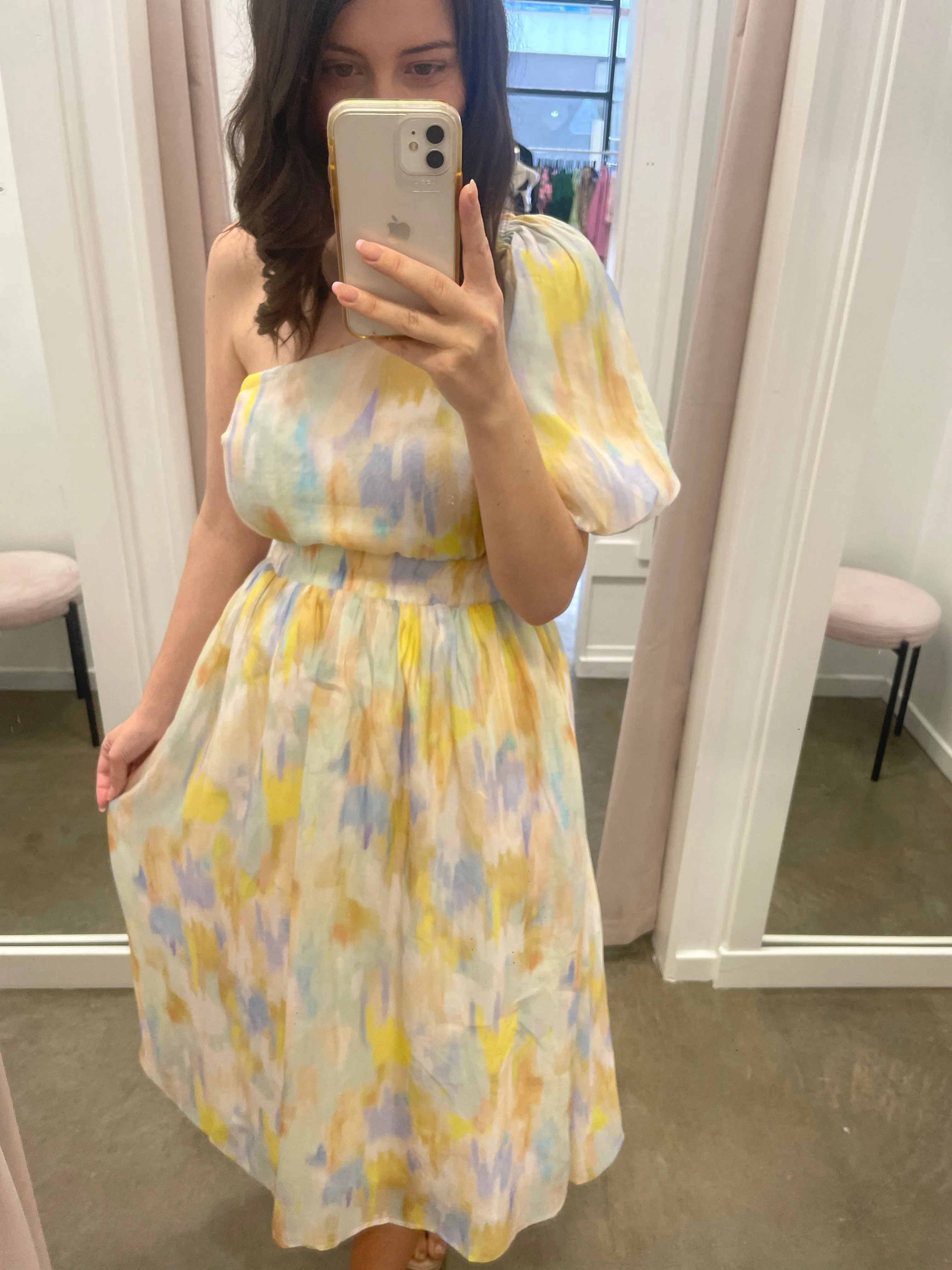 Quinn Dress (Pastel Multi)