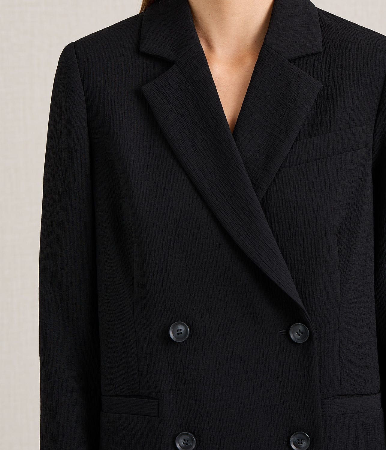 THE BELEN BLAZER- BLACK