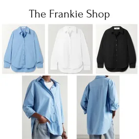 The Frankie Shop  |Long Sleeves Plain Cotton Shirts & Blouses