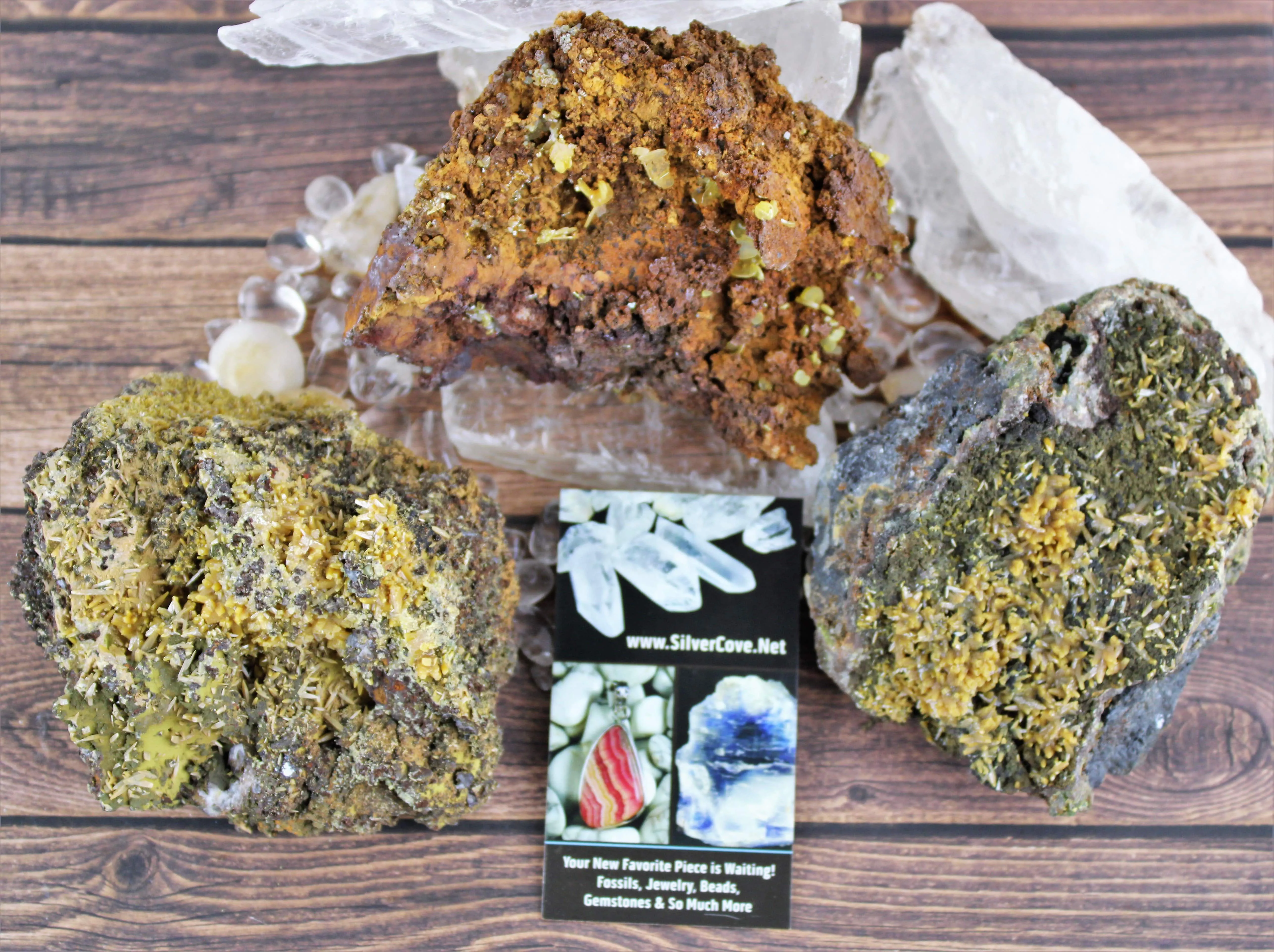 Wulfenite Specimens in Matrix