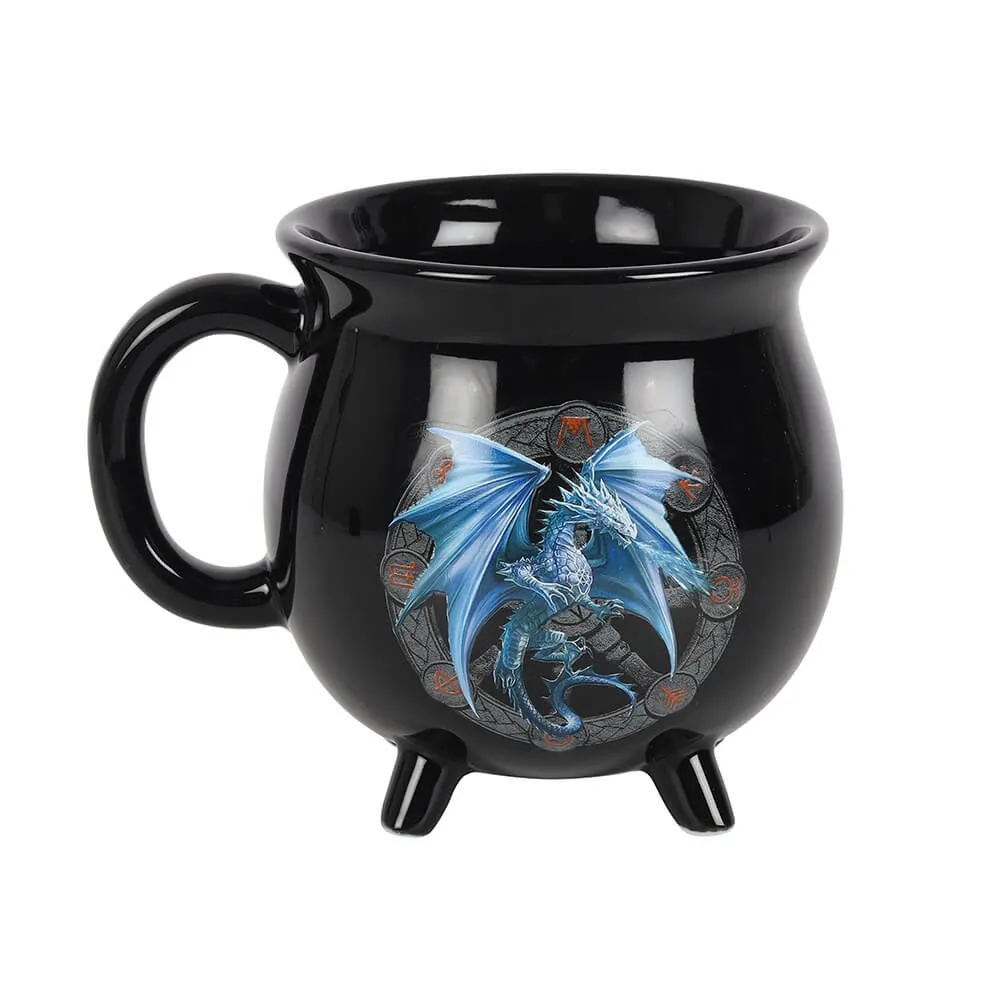 Yule Dragon Color Changing Cauldron Mug