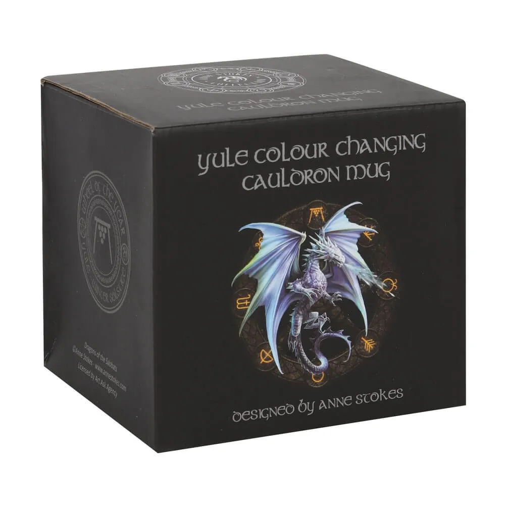 Yule Dragon Color Changing Cauldron Mug